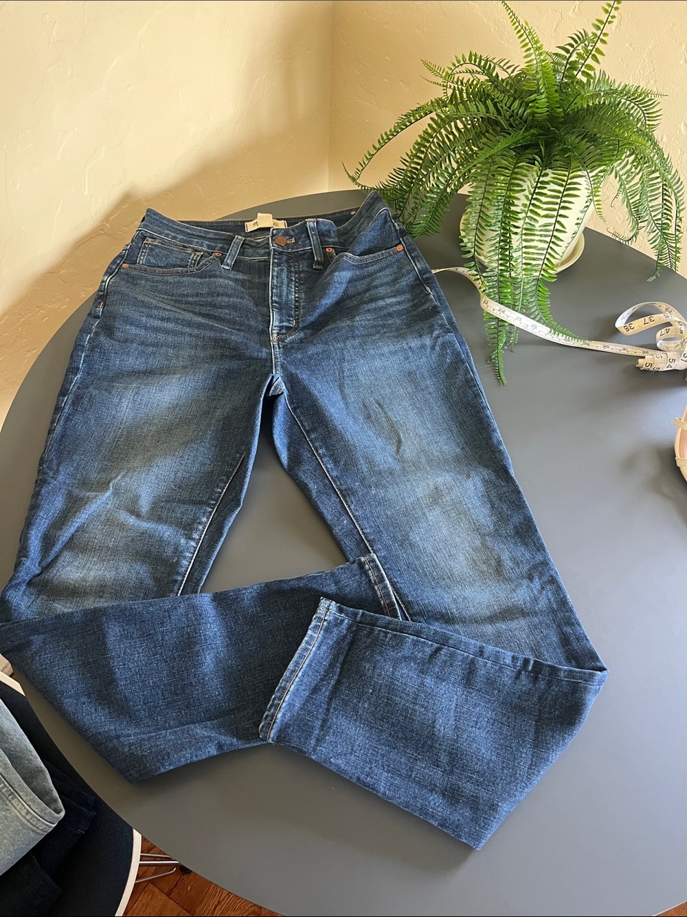 Madewell curvy High Rise Skinny Dark Indigo